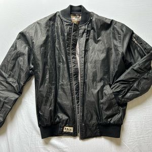 Black Nalu Bomber Jacket, Size M
